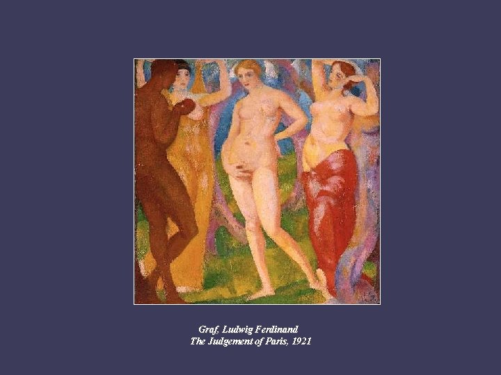 Graf, Ludwig Ferdinand The Judgement of Paris, 1921 