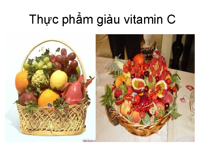 Thực phẩm giàu vitamin C 