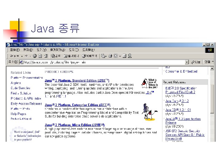 Java 종류 