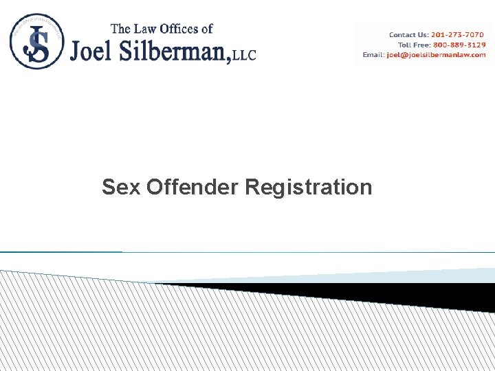 Sex Offender Registration 