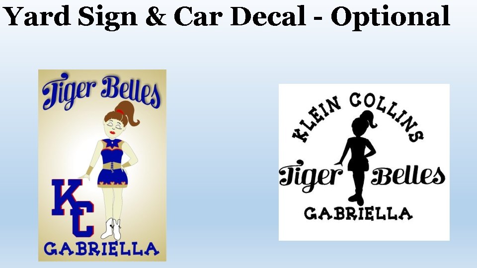Yard Sign & Car Decal - Optional Yard Sign & Car Decal - Optional