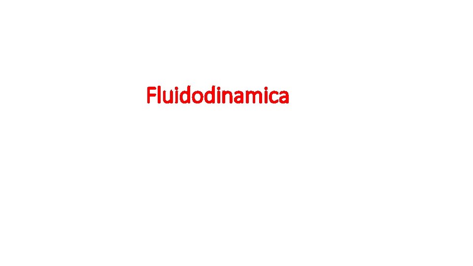 Fluidodinamica 