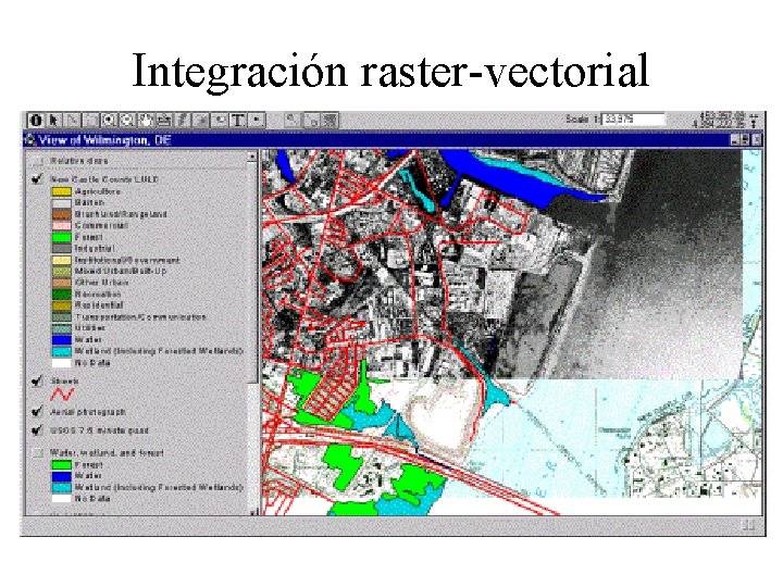 Integración raster-vectorial 