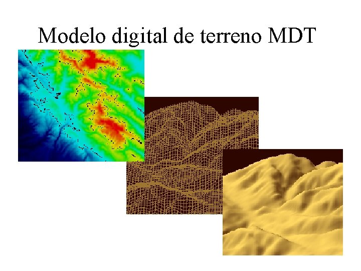 Modelo digital de terreno MDT 