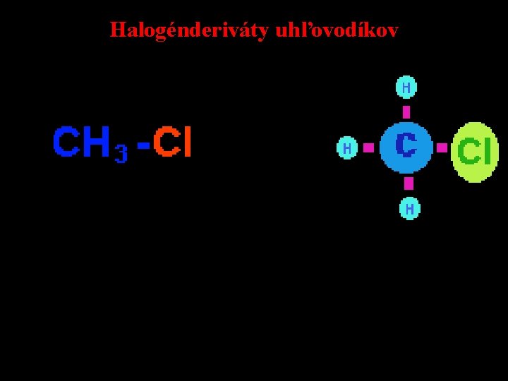 Halogénderiváty uhľovodíkov 