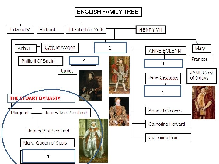 ENGLISH FAMILY TREE 1 3 4 2 THE STUART DYNASTY 4 