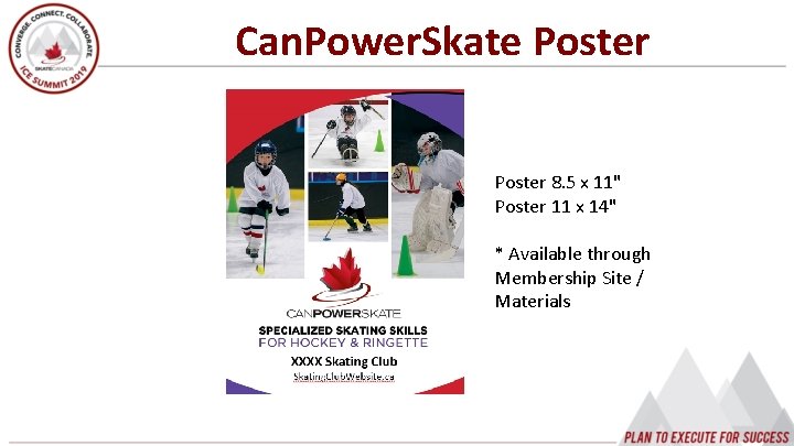 Can. Power. Skate Poster 8. 5 x 11" Poster 11 x 14" * Available