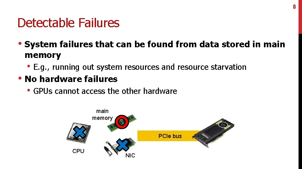 Detecting System Failures with GPUs and LLVM Yuichi