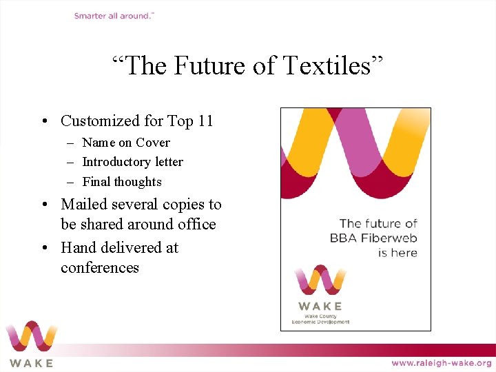 “The Future of Textiles” • Customized for Top 11 – Name on Cover –