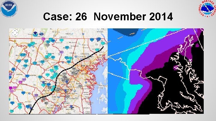Case: 26 November 2014 NAM: QPF x (wx=snow) x Roebber SLR NAM Rime Filter