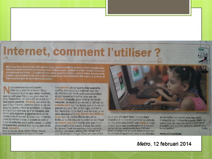 Metro, 12 februari 2014 