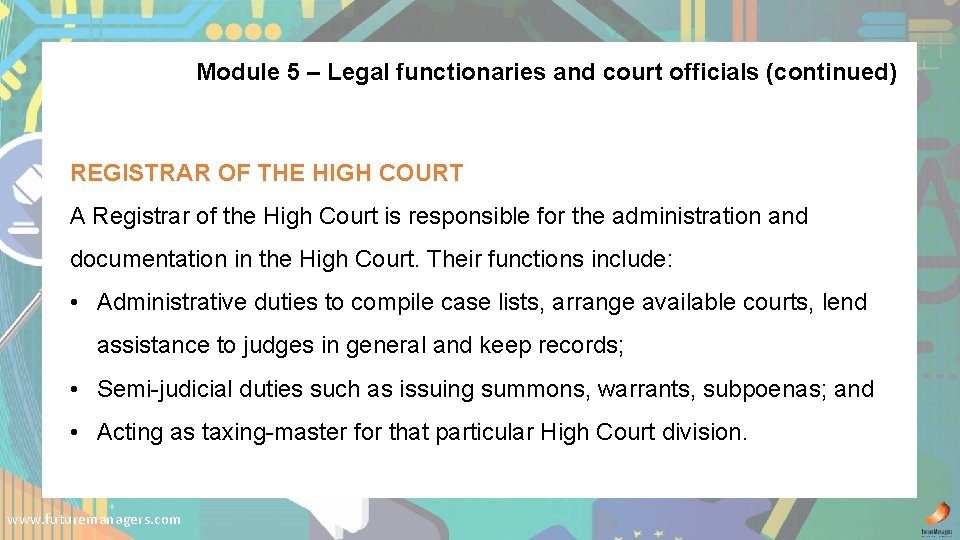 Public Law N 6 Module 1 The concepts