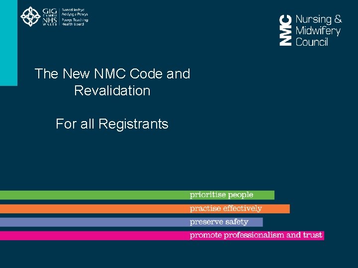 The New NMC Code and Revalidation For all Registrants 