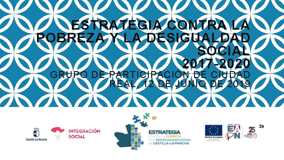 ESTRATEGIA CONTRA LA POBREZA Y LA DESIGUALDAD SOCIAL 2017 -2020 GRUPO DE PARTICIPACIÓN DE