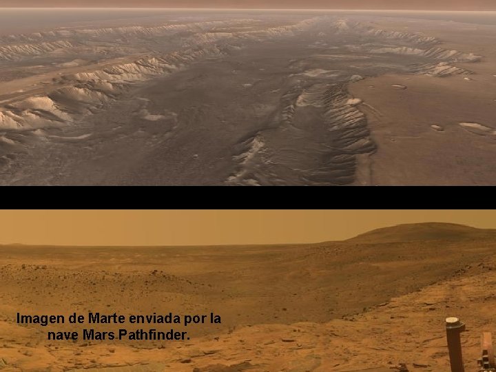 Imagen de Marte enviada por la nave Mars Pathfinder. 