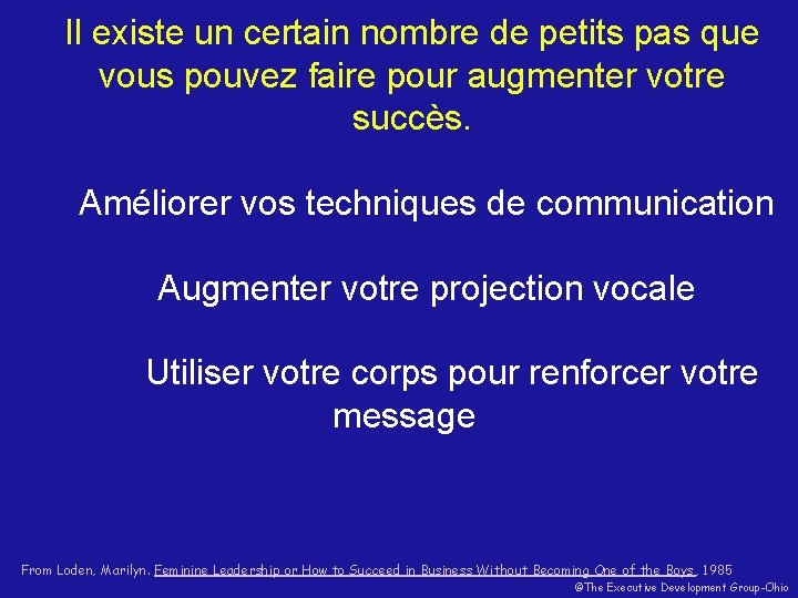 Il existe un certain nombre de petits pas que vous pouvez faire pour augmenter