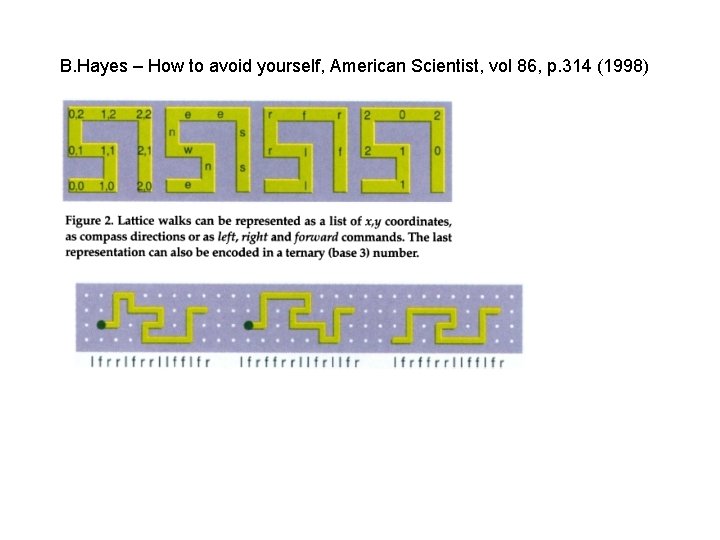 B. Hayes – How to avoid yourself, American Scientist, vol 86, p. 314 (1998)