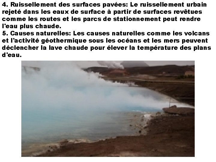 4. Ruissellement des surfaces pavées: Le ruissellement urbain rejeté dans les eaux de surface