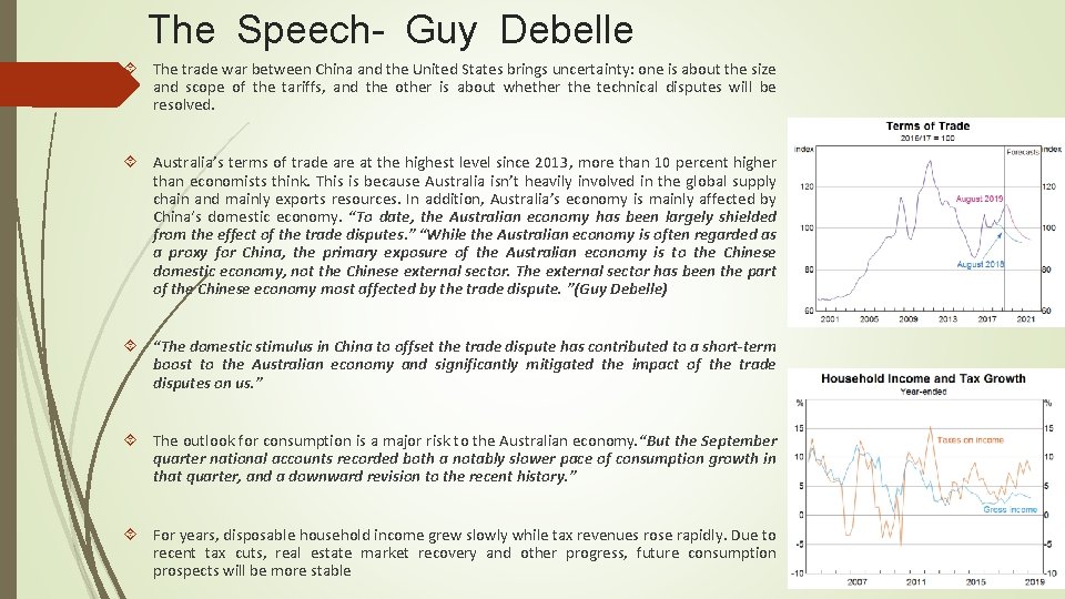 The Speech- Guy Debelle The trade war between China and the United States brings