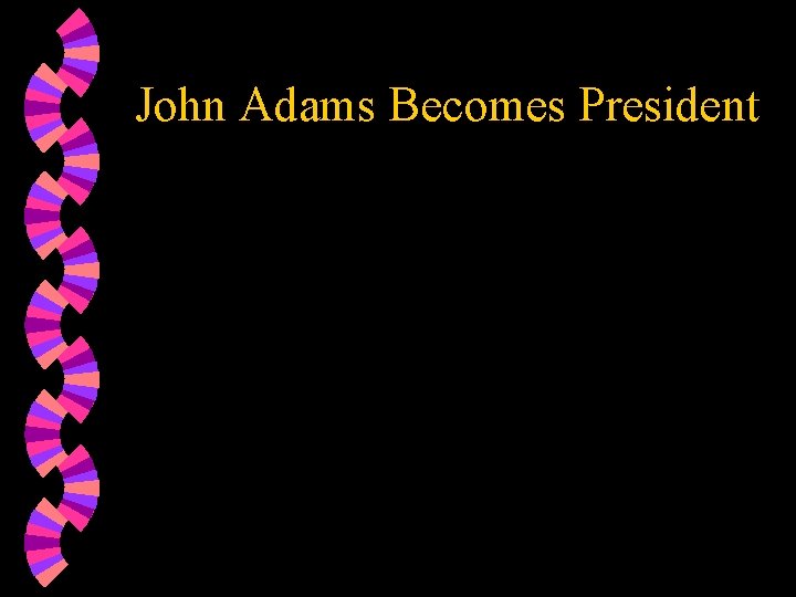 John Adams Becomes President 