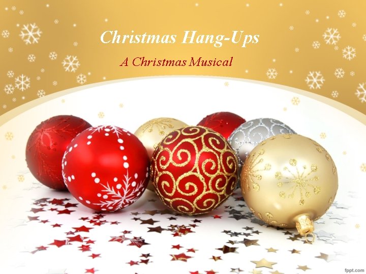 Christmas Hang-Ups A Christmas Musical 