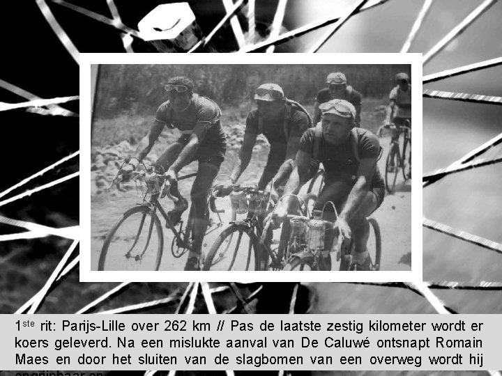 1 ste rit: Parijs-Lille over 262 km // Pas de laatste zestig kilometer wordt 1 ste rit: Parijs-Lille over 262 km // Pas de laatste zestig kilometer wordt