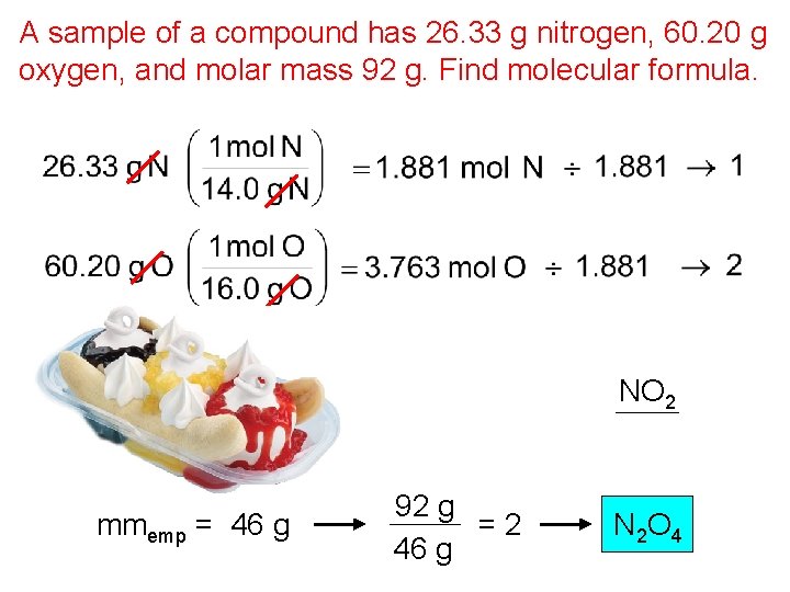 A sample of a compound has 26. 33 g nitrogen, 60. 20 g oxygen,