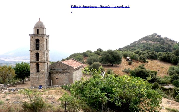Église de Santa-Maria , Figaniela ( Corse- du-sud ) 