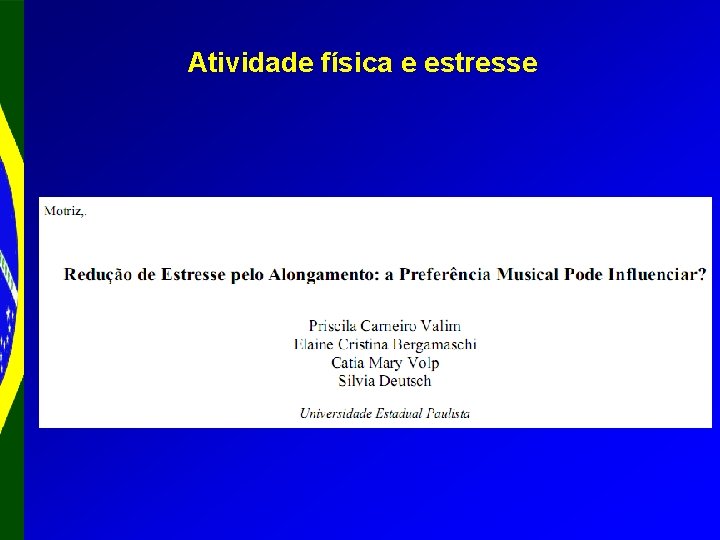 Atividade física e estresse 