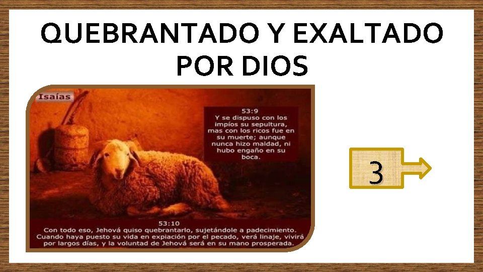 QUEBRANTADO Y EXALTADO POR DIOS 3 