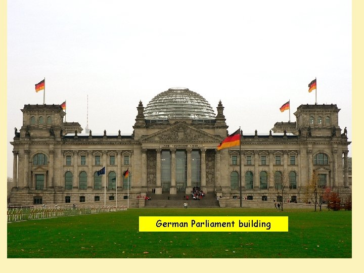 German Parliament building 