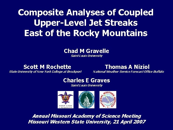 Composite Analyses of Coupled Upper-Level Jet Streaks East of the Rocky Mountains Chad M