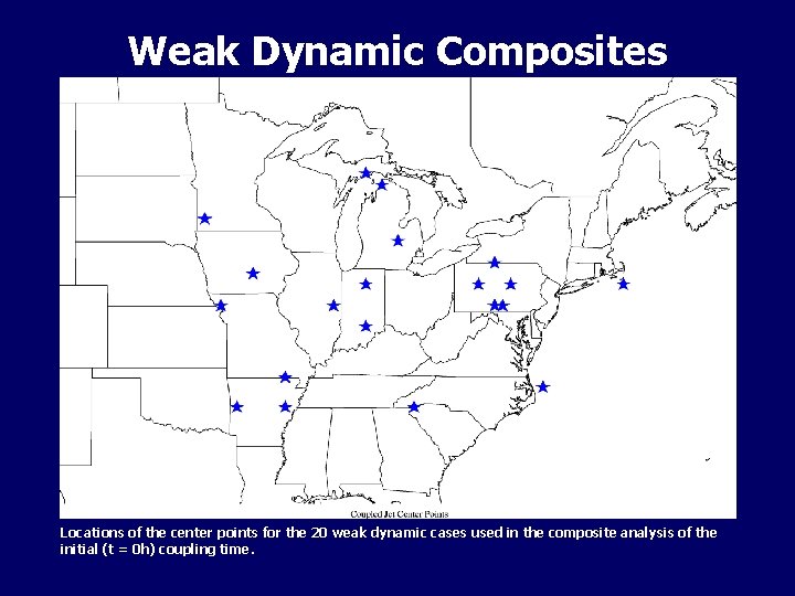 Weak Dynamic Composites Locations of the center points for the 20 weak dynamic cases