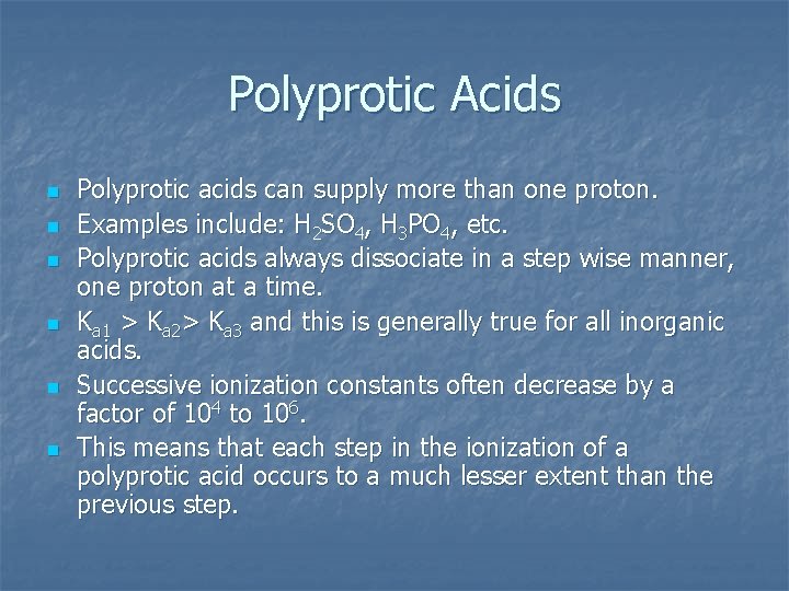 Acids and Bases Properties of Acids and Bases