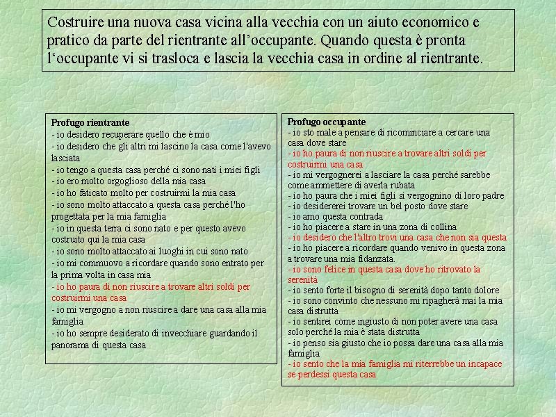 Costruire una nuova casa vicina alla vecchia con un aiuto economico e pratico da