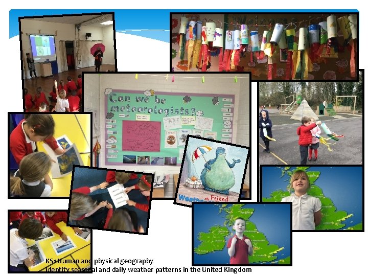 KS 1 Human and physical geography identify seasonal and daily weather patterns in the
