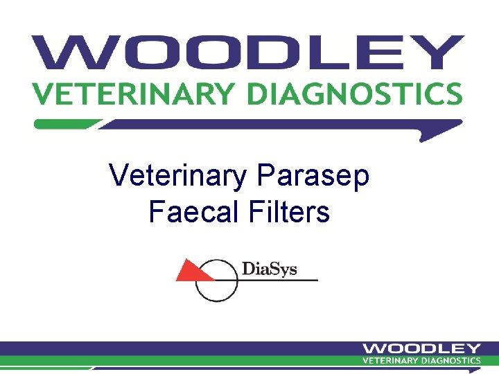 Veterinary Parasep Faecal Filters Veterinary Parasep Faecal Filters