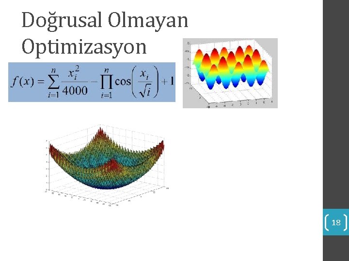 Doğrusal Olmayan Optimizasyon 18 