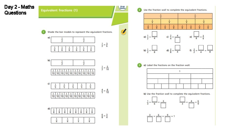 Day 2 – Maths Questions 