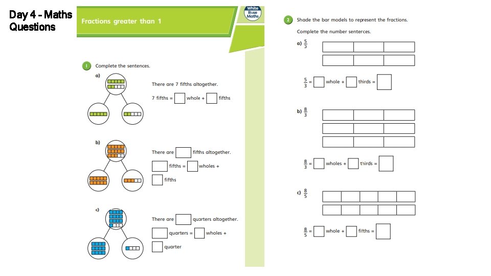 Day 4 – Maths Questions 