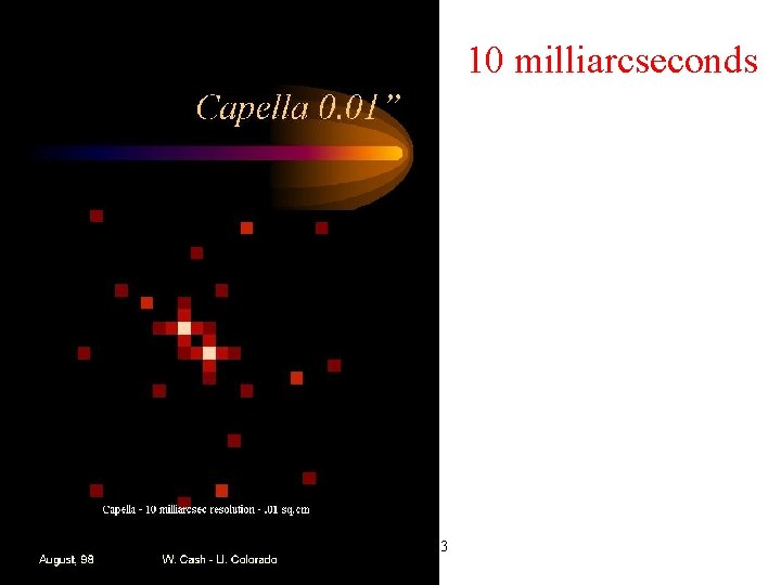 10 milliarcseconds X-ray School 2003 10 milliarcseconds X-ray School 2003
