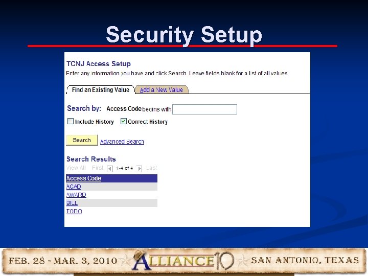 Security Setup 26 Security Setup 26