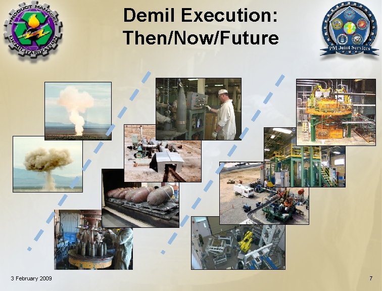 Demil Execution: Then/Now/Future 3 February 2009 7 