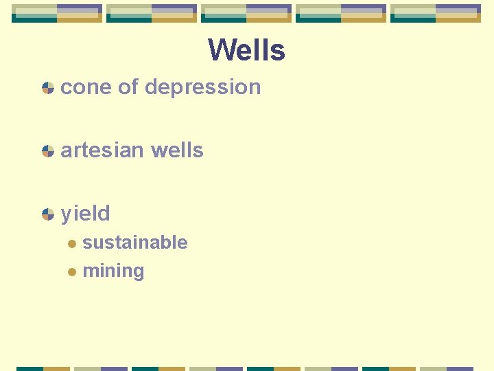 Wells cone of depression artesian wells yield sustainable l mining l 