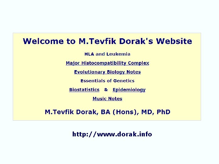 http: //www. dorak. info 