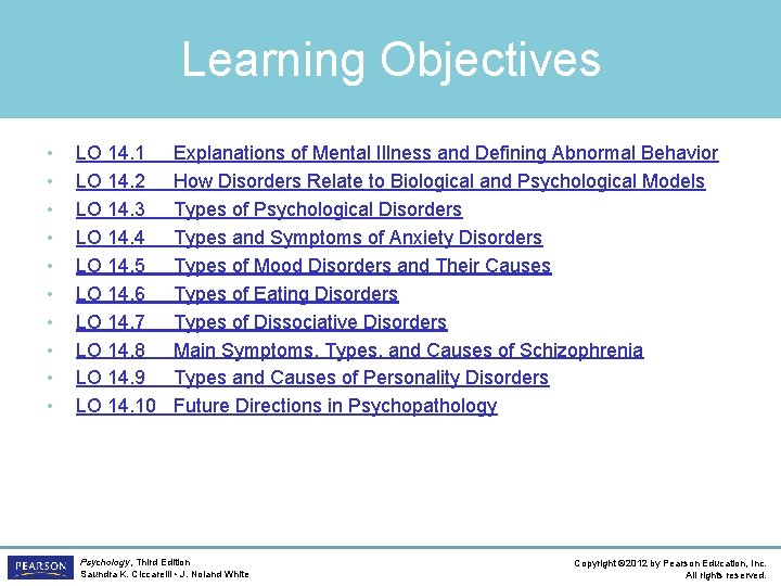 Learning Objectives • • • LO 14. 1 LO 14. 2 LO 14. 3