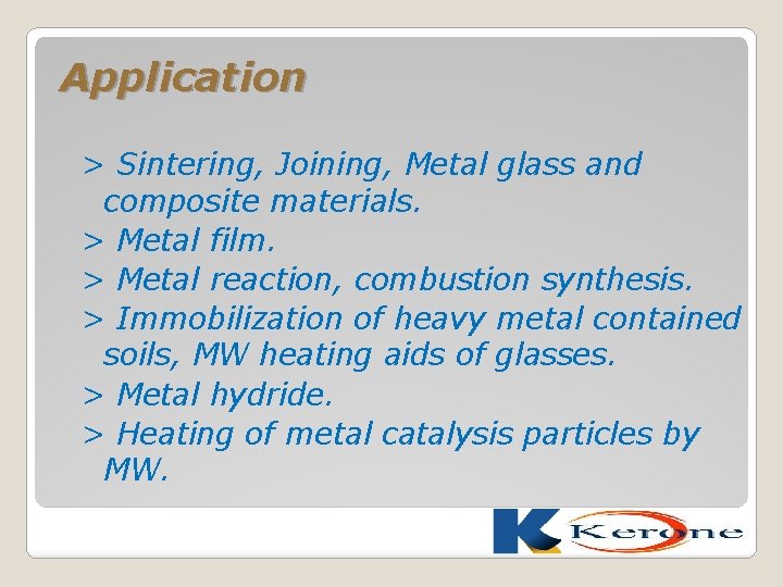 Application > Sintering, Joining, Metal glass and composite materials. > Metal film. > Metal