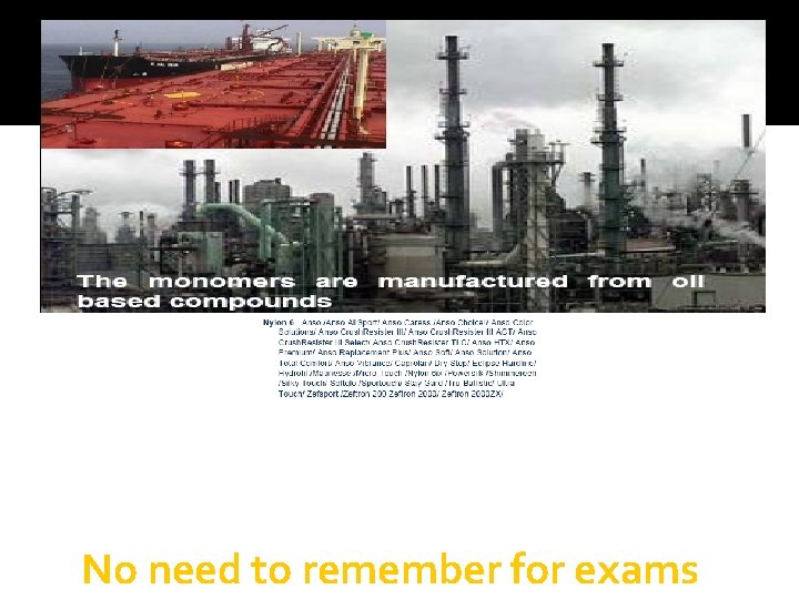 No need to remember for exams 