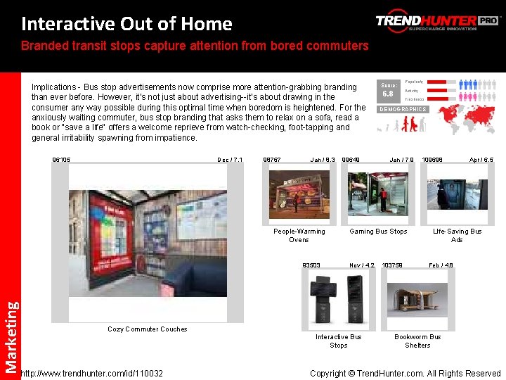 Interactive Out of Home Branded transit stops capture attention from bored commuters Implications -
