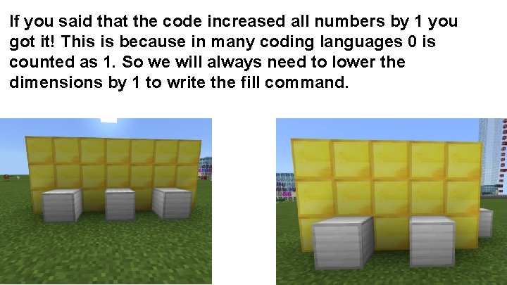 If you said that the code increased all numbers by 1 you got it!